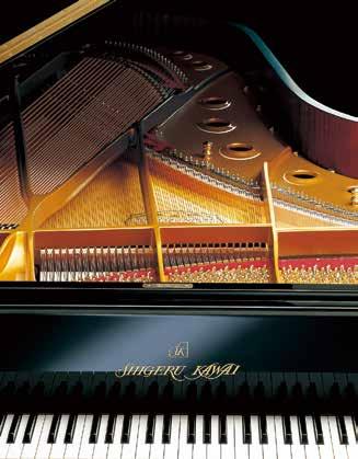 Then, in the autumn of 1999, the Shigeru Kawai range of luxury grand pianos was unveiled, offering many of the rare, unique characteristics of the EX.