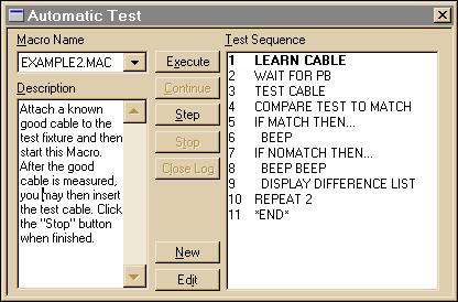 Cable Tester Automation p.4 Automating the Test Process Test consistency plays a large role in determining reliability.