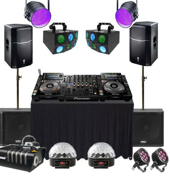 EQUIPMENT MAJOR PACK Suitable for 350 guests This is an ideal package for any function or event being held in a large function space.
