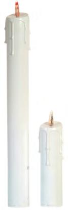Candle Stick (LED) 12 (305mm) 3473 Candle stick holds 9V battery and has integral switch Candle kit has slim circuit board to make your custom designs easier All candles are available with LED light