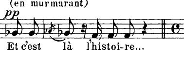 Her last sentence, which concludes the opera, also brings it full circle as Manon utters the same words as in her Act I duet with Des Grieux, just before her life started to be ruled by her own