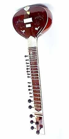 A typical sarangi has three main playing strings, and from 35-40 sympathetic strings.
