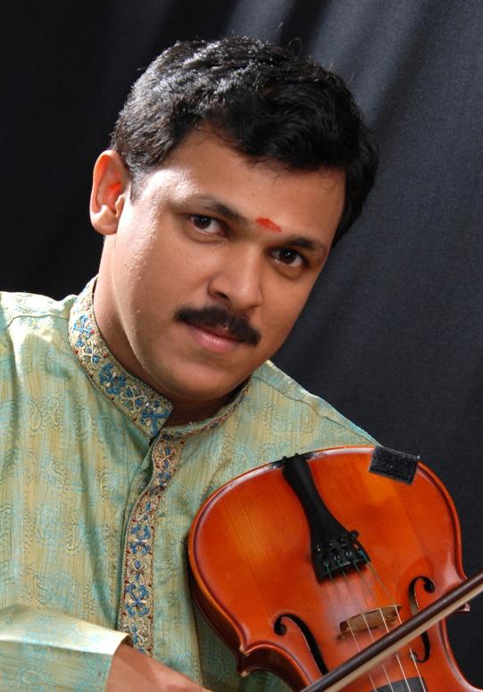 Later he trained with Kilimanoor Thyagarajan, a tutor at the Swati Thirunal Music Academy, during summer vacations. Then he joined the Academy and took his Ganabhooshanam and Ganapraveena.