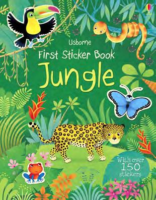First Sticker Book Jungle Alice Primmer The jungle is a fascinating habitat, humming with tropical wildlife.