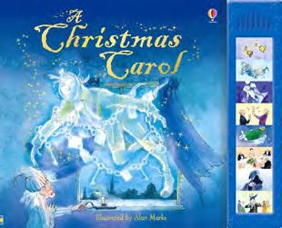 Musical Picture Books/A Christmas Carol Lesley Sims Little children will love pressing the sound panel buttons and listening to the tinkling bells, ghostly groans and other sound effects.