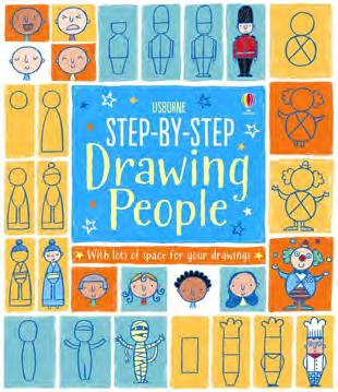 Step By Step Drawing Book/People Fiona Watt Children love to draw people and faces and they can create satisfying results every time with this clear, easy to follow, step by step drawing book.