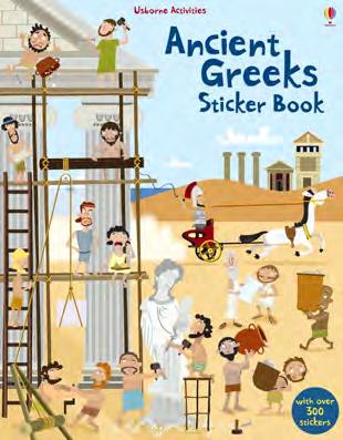 Ancient Greeks Sticker Book Fiona Watt Lots of busy scenes illustrating life in Ancient Greece, and over 300 stickers with which to populate them.