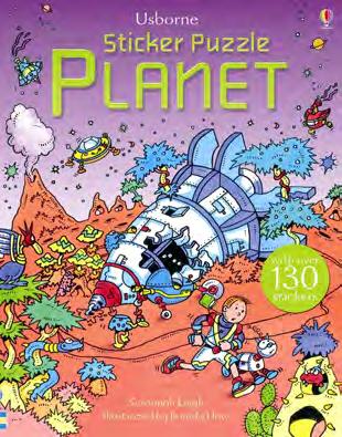 Sticker Puzzle Planet Susannah Leigh A satisfyingly challenging puzzle adventure for young children with a picture puzzle to solve on every double page.
