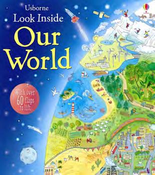 Look Inside Our World Board Book Emily Bone Part of a series of lift the flap books which present non fiction topics in a fun and informative way, this is an introduction to geology and geography for