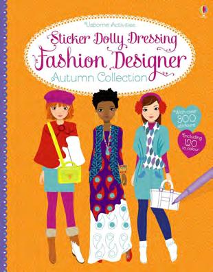 Sticker Dolly Dressing Fashion Designer Autumn Collection Fiona Watt The dolls are ready to take to the catwalk, and you're in charge of designing their outfits with over 350 stickers, including 150