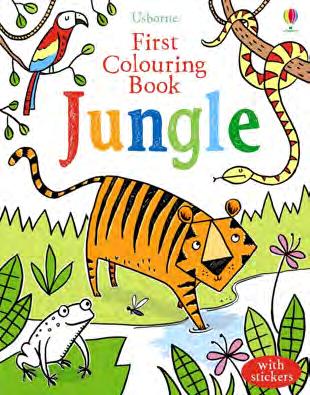 First Colouring Book Jungle Alice Primmer The jungle is a fascinating environment, full of exotic animals and plants.