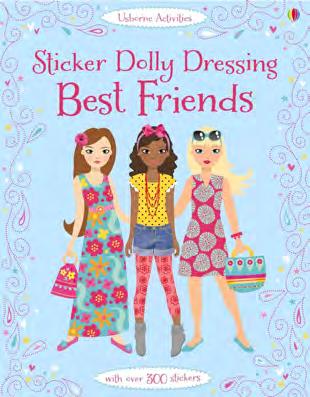 Sticker Dolly Dressing Best Friends Lucy Bowman Dress the dolls with the sticker clothes included in the book, in outfits suitable for time spent hanging out with their