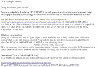 Online Submission MyPublication Article