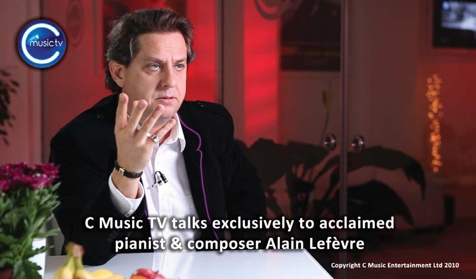 French Canadian pianist and composer Alain Lefèvre talks exclusively to C Music TV about his career, his fascination with composer Andre Mathieu and his forthcoming projects.
