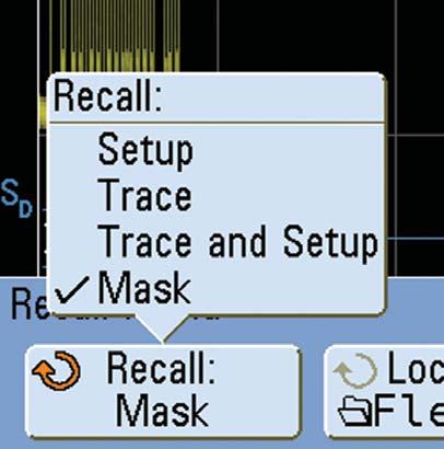 Step-by-step instructions on how to begin executing a FlexRay eye-diagram mask test After downloading, unzipping, and storing the various FlexRay eye-diagram mask files onto a USB memory stick,