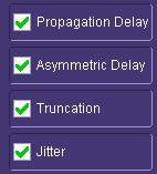 Jitter is measured on a single channel. Measurements Select one of the 4 FlexRay physical layer measurements. As the boxes are checked the measurement values are shown.