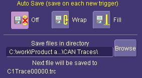 Trigger Repeatedly, Save Data to a Hard Drive You may wish to set up your oscilloscope to capture a short or long memory acquisition for a certain trigger condition, then save data to a hard drive or