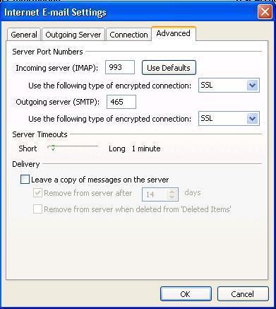La prima incercare de conectare la serverul Mail, aplicaţia Microsoft Outlook 2010 va afişa mesajul despre imposibilitatea