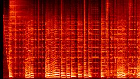 2.1 audio features Figure 3.: Mel spectrogram. The song fragment shown begins with a piano playing a downward glissando.