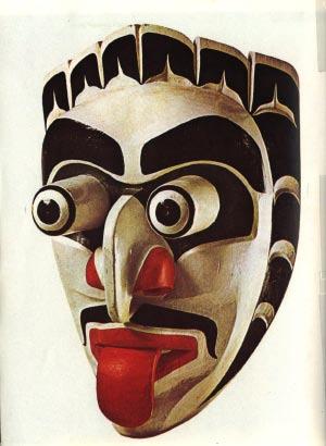 Fig. 16. The Swaihwé mask, analysed by Lévi- Strauss called Dzonokwa mask.