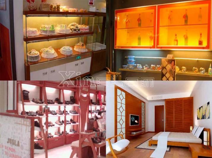 low temperature rise, proof, long life and other characteristics. Mainly used to showcase showroom, aquarium, fish tank, bath, baths, kitchen.