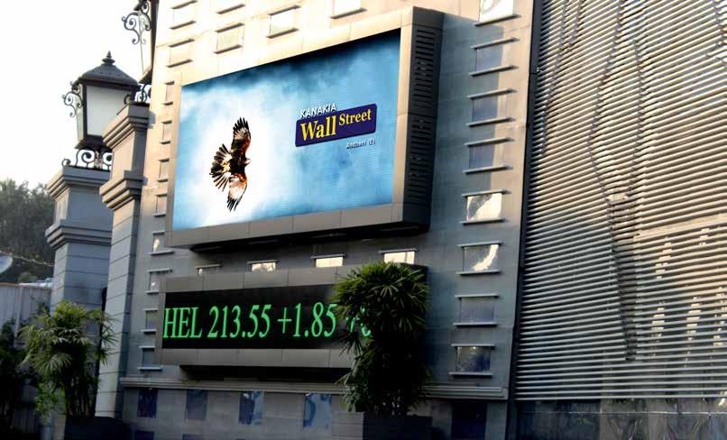 (LED Display & Ticker) (LED Display & Ticker) Application: Kanakia Wall Street with an aim to boost the