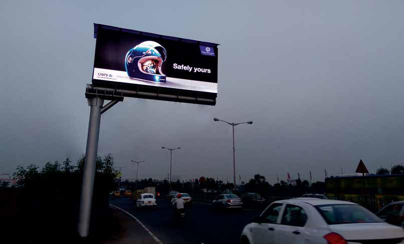 We have installed 8 LED displays that can be centrally & locally controlled for creating an ad network for Selvel One, in Kolkata.