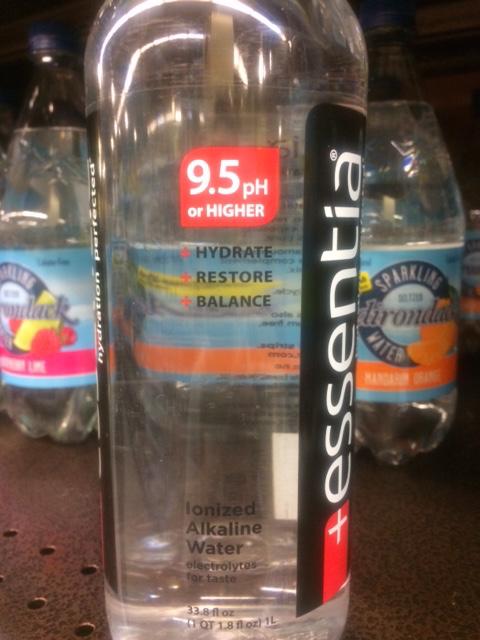 After all, what could be bad about slightly basic water? Same thing as adding a pinch of baking soda (sodium bicarbonate) to a glass of water. But it's what the bottle doesn't say that is meaningful.