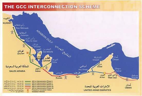 INTRODUCTION The electrical interconnection process between the GCC countries power systems is a three phase process [1]: - The Phase I is related to the North Grid of the GCC power system and