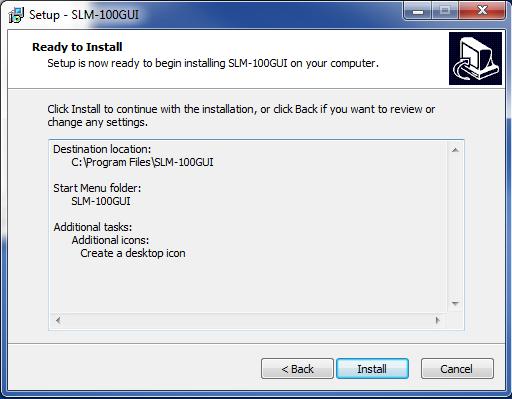 Software package [4]Click install and start installation.