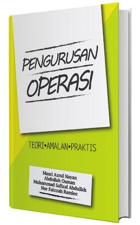 50.00 saiz 6 x 9 Buku ini ditulis untuk membantu para pembaca dan pelajar-pelajar pengurusan khasnya, untuk memahami Konsep-Konsep Asas Pengurusan Operasi Organisasi.
