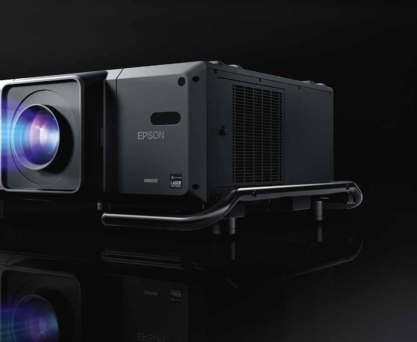 Conventional projectors using 1-chip DLP technology Epson 3LCD technology three times brighter than competitor technology 2 UPTO Consistent performance Match brightness levels to your