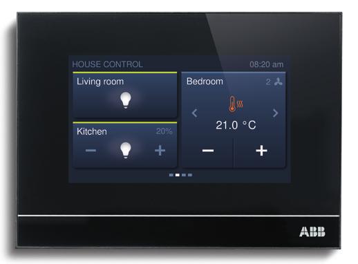 As an alternative, you can use the tried-and-tested ABB-free@homeTouch 7 to control