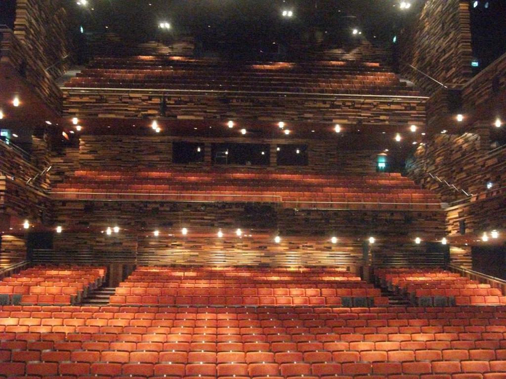 This is the view of the auditorium from the