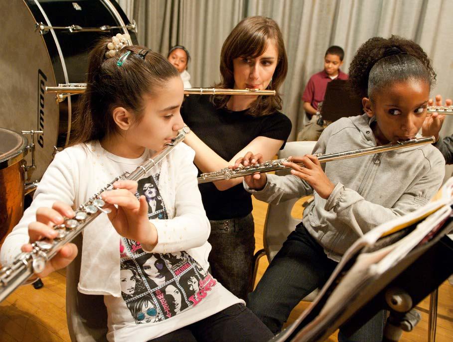 Partnership with New York City Public Schools Ensemble Connect s in-school residencies represent one of the largest and most in-depth collaborations between a cultural institution and New York City