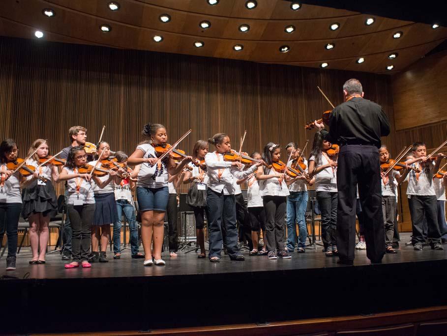 Fellows serve as musical resources to schools in all five boroughs of New York City and bring mastery of their instruments as well as a professional performer s perspective to music classrooms.