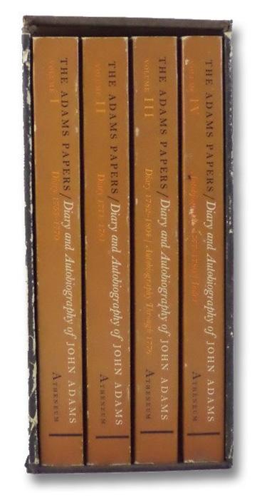 and Index (TAP 1-4) Atheneum, New York, 1964. First paperback printing. Complete in four paperback volumes. Issued in publisher s slipcase. xcviii, 365; x, 458; xiii, 449; x, 403, [4] pp.