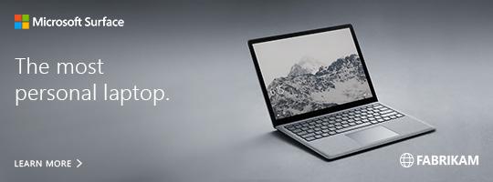 For banners promoting any device within the Surface family, use your Partner logo