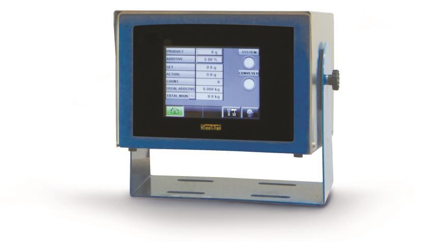 User Manual 1. General Description The Sysmetric Smart control unit operates and controls single channel gravimetric dosing units of the BeltColor and GraviColor type.