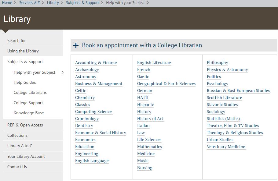 Meet with your librarian for help and guidance Help you find the best resources either online or