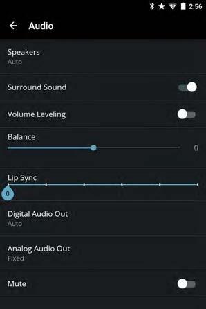 To adjust the audio settings: Speakers (Display Speakers) - Turns the built-in speakers on or off.