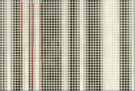 Making Sense of the Pixels in the case of a Bar Code 1. Find edges, D to L or L to D. 2. Fit straight lines on the edges.