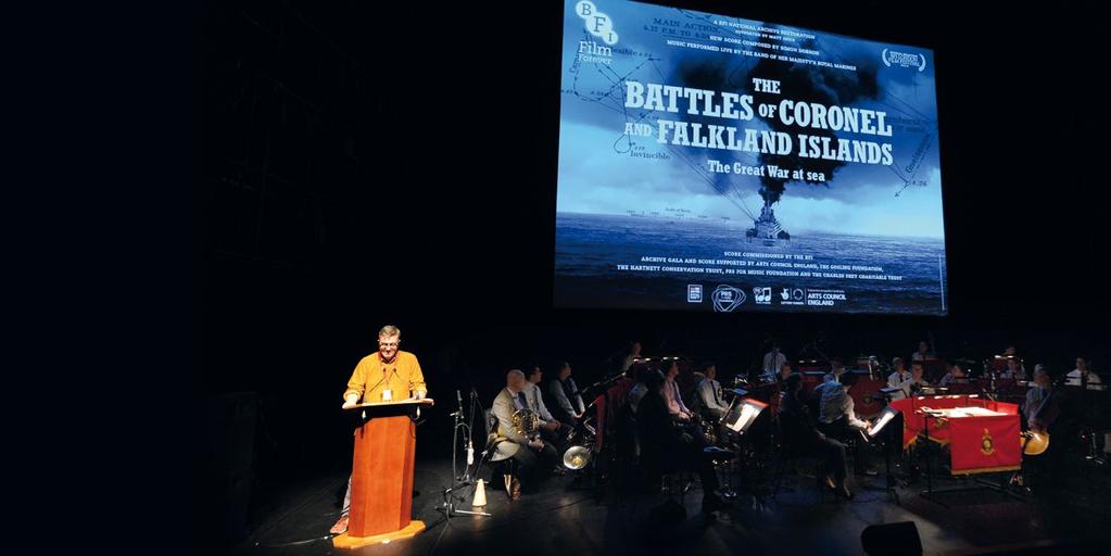 THE BATTLES OF CORONEL AND FALKLAND ISLANDS This year s Archive Gala featured the premiere of The Battles of Coronel and Falkland Islands (1927) a dramatic reconstruction of two decisive naval