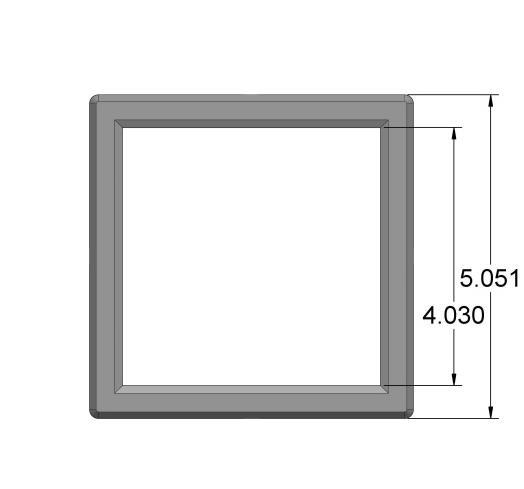 OLED Frame Design (Square) Mounting frame: Bezel: More rigid base Flexible mounting