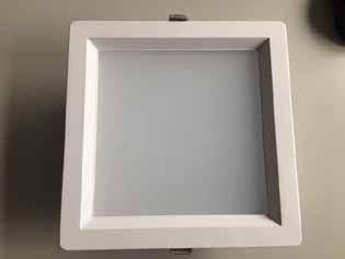 LED Square Downlights Verbatim LED square downlights for general lighting offer a uniform, homogeneous light distribution. They come in two different sizes and are easy to integrate.