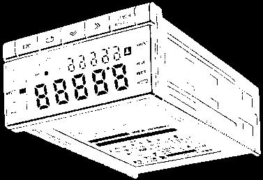 A startup compensation time parameter keeps the measurement operation from sending an unnecessary output for a preset period up to 99.9 s. Built-in sensor power supply (12 VDC, 80 ma).