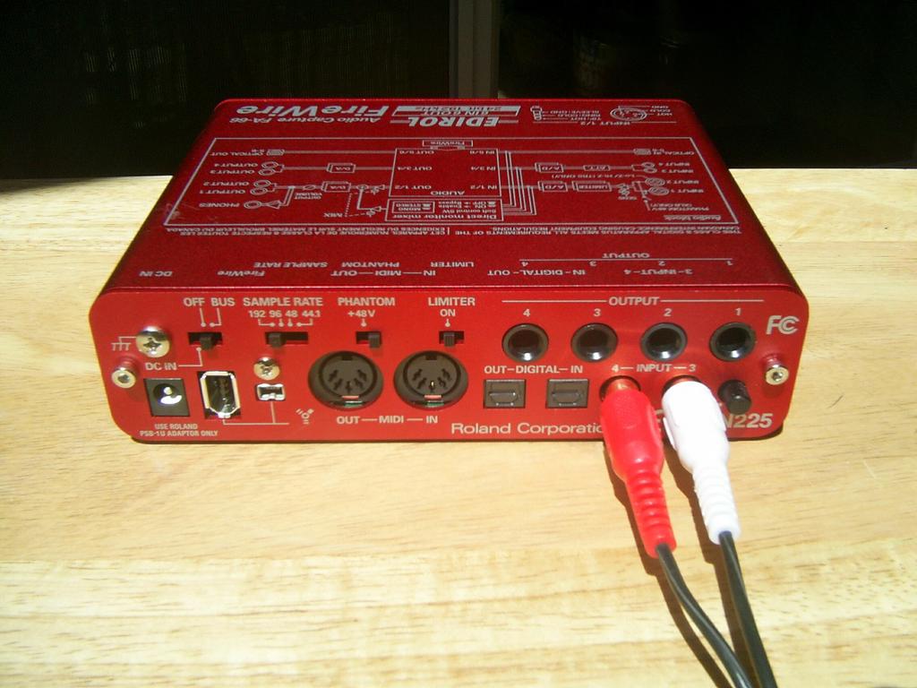 C. Connect Inputs 3 & 4 Line In to SDR1K To Line In. FRONT PANEL A.