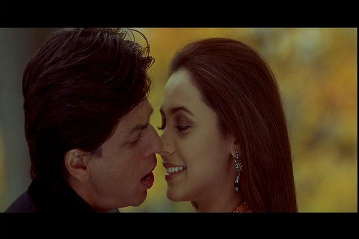 While Tumhi Dekho Naa is basically all about the unification that initiates the song and dance sequence, Suraj Hua Madham is characterized more by the tension between Rahul and Anjali