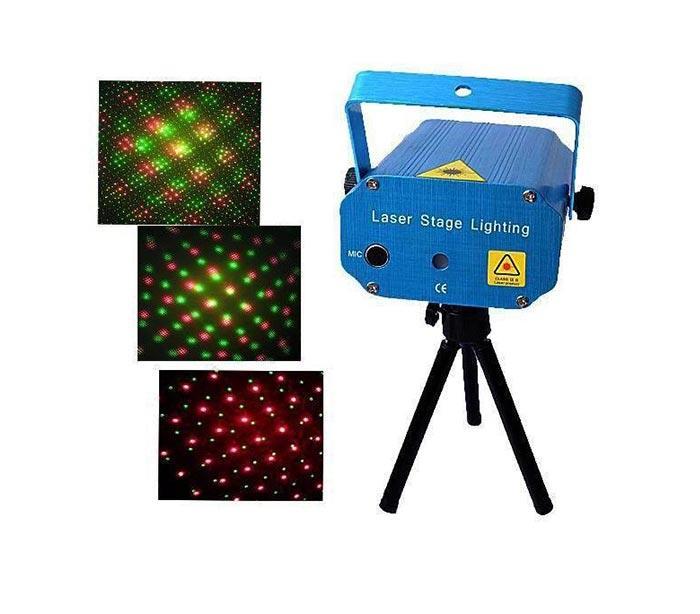 MINI LASER AL- LL-ML Rated voltage: DC9V Rated power: 7W Laser color: Red, Green Laser power: 100 mw Red (532nm), 30