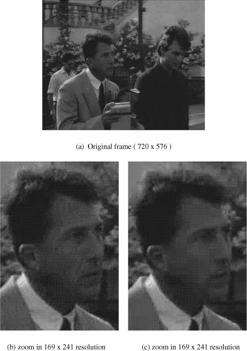 TRANSMISSION OF MPEG-2 VBR VIDEO 143 Figure 9. Illustration of worst case picture quality.